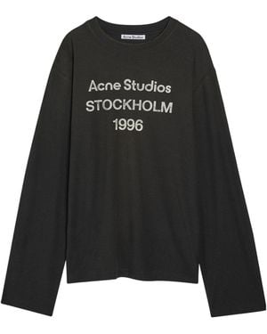 Acne Studios Simple Cotton T-Shirt - Black