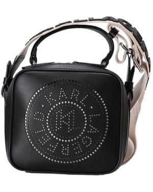 KARL LAGERFELD Zippered Shoulder Bag - Black