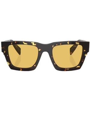 Prada Eyewear Square Frame Sunglasses - Metallic