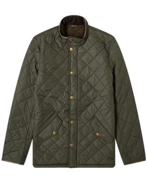 Barbour Powell Quilted Long-Sleeve Jacket - Green