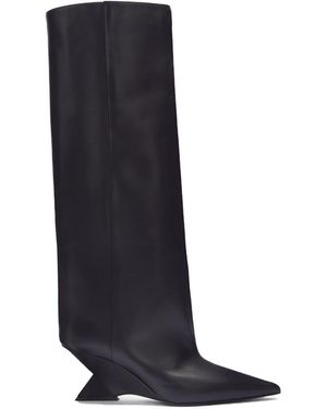 The Attico The Cheope Tube Boots - Blue