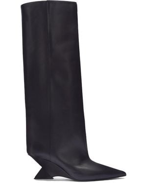 The Attico The Cheope Tube Boots - Blue