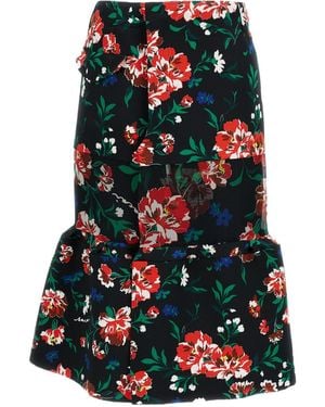 Sacai Printed Skirt - Multicolour