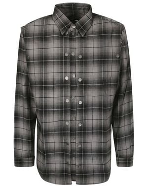 Y. Project Plaid Long-Sleeved Shirt - Gray