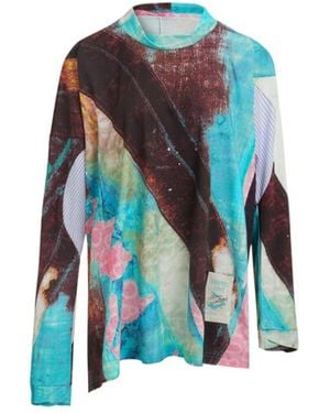 Vivienne Westwood Worlds End Drunken Top - Blue