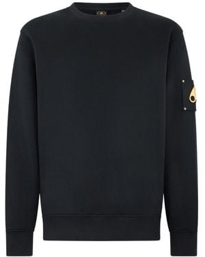 Moose Knuckles Hartsfield Logo Sweatshirt - Black