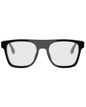 Fendi Eyewear Square Frame Glasses - Metallic