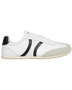 Celine Jogger Low Lace-Up Trainer With Triomphe Signature - Metallic