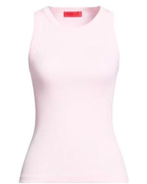 MAX&Co. Solid Color Sleeveless Stretch Top - Pink
