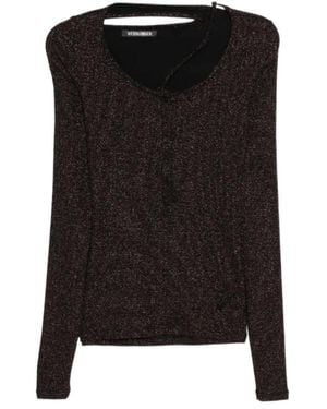 OTTOLINGER Double Closure Rib Longsleeves - Black