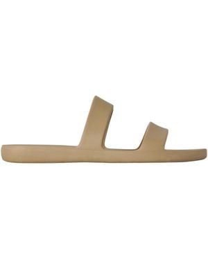 The Row Rubber Slides - Metallic