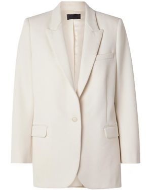 Nili Lotan Long-Sleeved Suit Jacket - White