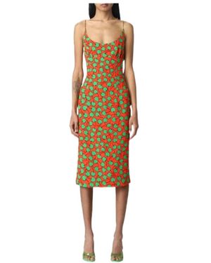 Moschino Printed Dress - Metallic