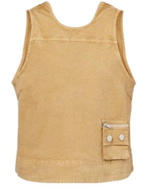 Ganni Printed Ruched Mini Skirt - Natural