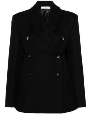Co. Double-Breasted Jacket - Black