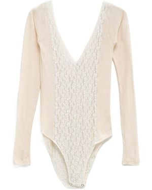 Baserange Crescent Bodysuit - White