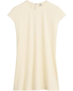 TOTEME Cap-Sleeve Top - Natural