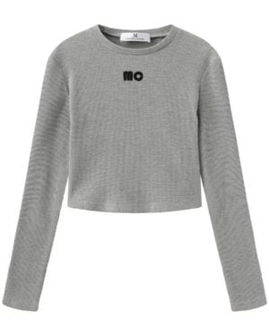 Marissa Chiara Long-Sleeved T-Shirt - Gray