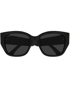 Gucci Eyewear Square Frame Sunglasses - Black