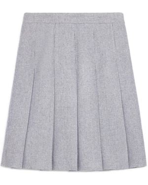 Celine Pleated Skirt - Gray