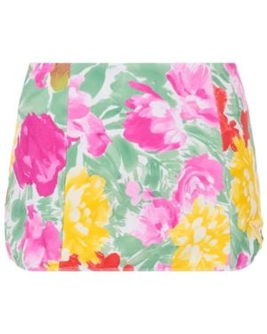 Chloé Floral-Print Bikini Bottoms - Pink