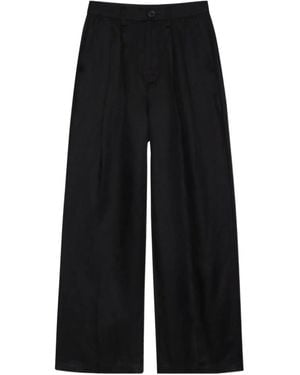 Anine Bing Carrie Cropped Pants - Black
