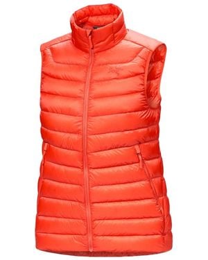 Arc'teryx Cerium Zipper Down Vest - Red