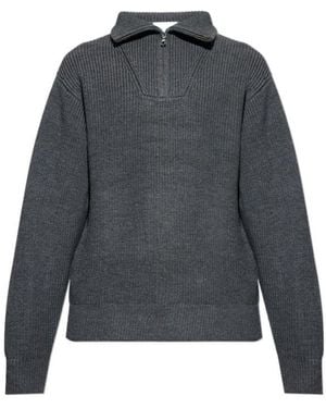 Officine Generale Long Sleeve Jumper - Grey