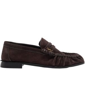 Saint Laurent Minimalist Flat Shoes - Brown