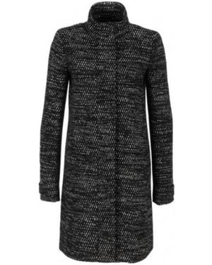Armani Jeans Long-Sleeved Coat - Black