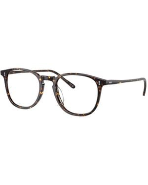 Oliver Peoples Tortoiseshell-Frame Glasses - Metallic