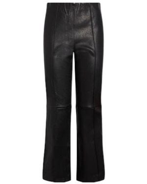 Rag & Bone Leather Trousers - Black