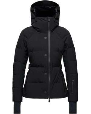 Moncler Guyane Hooded Down Ski Jacket - Black