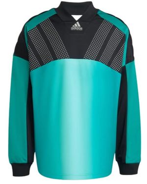 adidas Originals V-Neck Long Sleeved T-Shirt - Blue