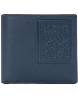 Loewe Bifold Coin Wallet - Blue