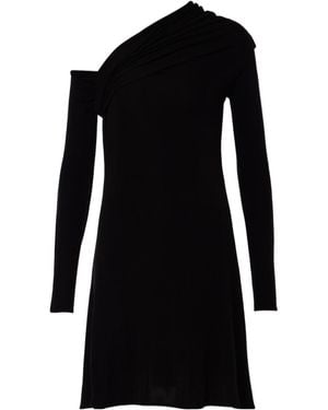 Courreges Twist One-Shoulder Dress - Black