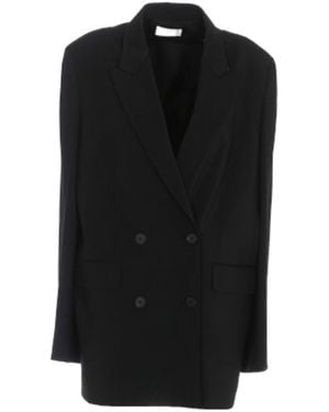 The Row Tristana Double-Breasted Blazer - Black
