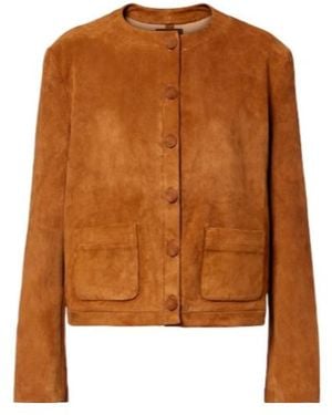 Stouls Gabrielle Suede Jacket - Brown