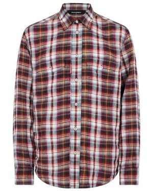 DSquared² Checked Pocket Shirt - Red
