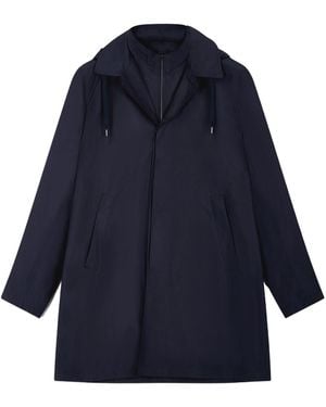 Herno Hooded Parka - Blue