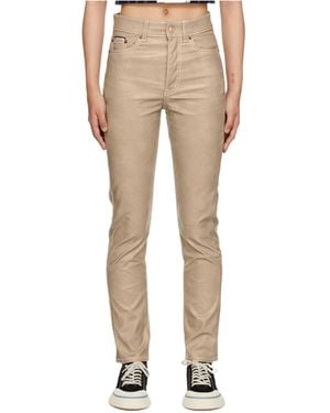 Eytys High Waist Denim Trousers - Natural