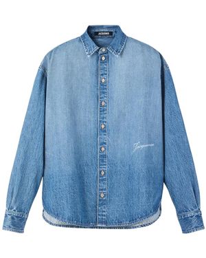 Jacquemus De-Nimes Simon Denim Shirt - Blue