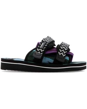 Suicoke Double-Belt Slippers - Black