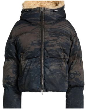 DIESEL Thickened Denim Jacket - Black