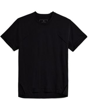 Y-3 Raw Finish Crewneck T-Shirt - Black