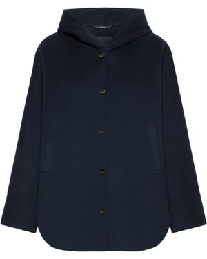Max Mara Long-Sleeved Coat - Blue