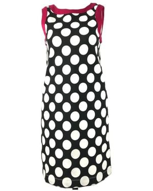 Moschino Logo Dress - White