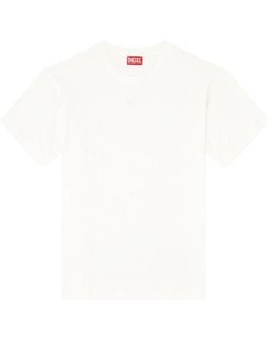DIESEL Crewneck Short-Sleeved T-Shirt - White