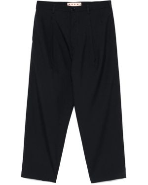 Marni Straight-Leg Oversized Trousers - Black