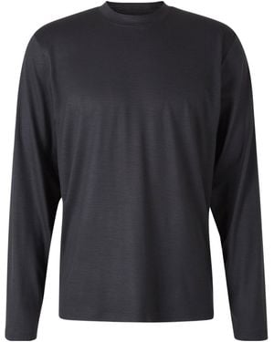 Sease Wool Long-Sleeve T-Shirt - Blue
